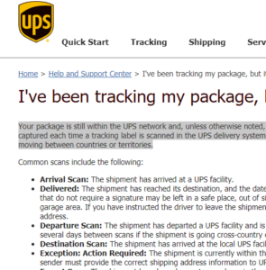 Ups tracking not updating ups tracking.co